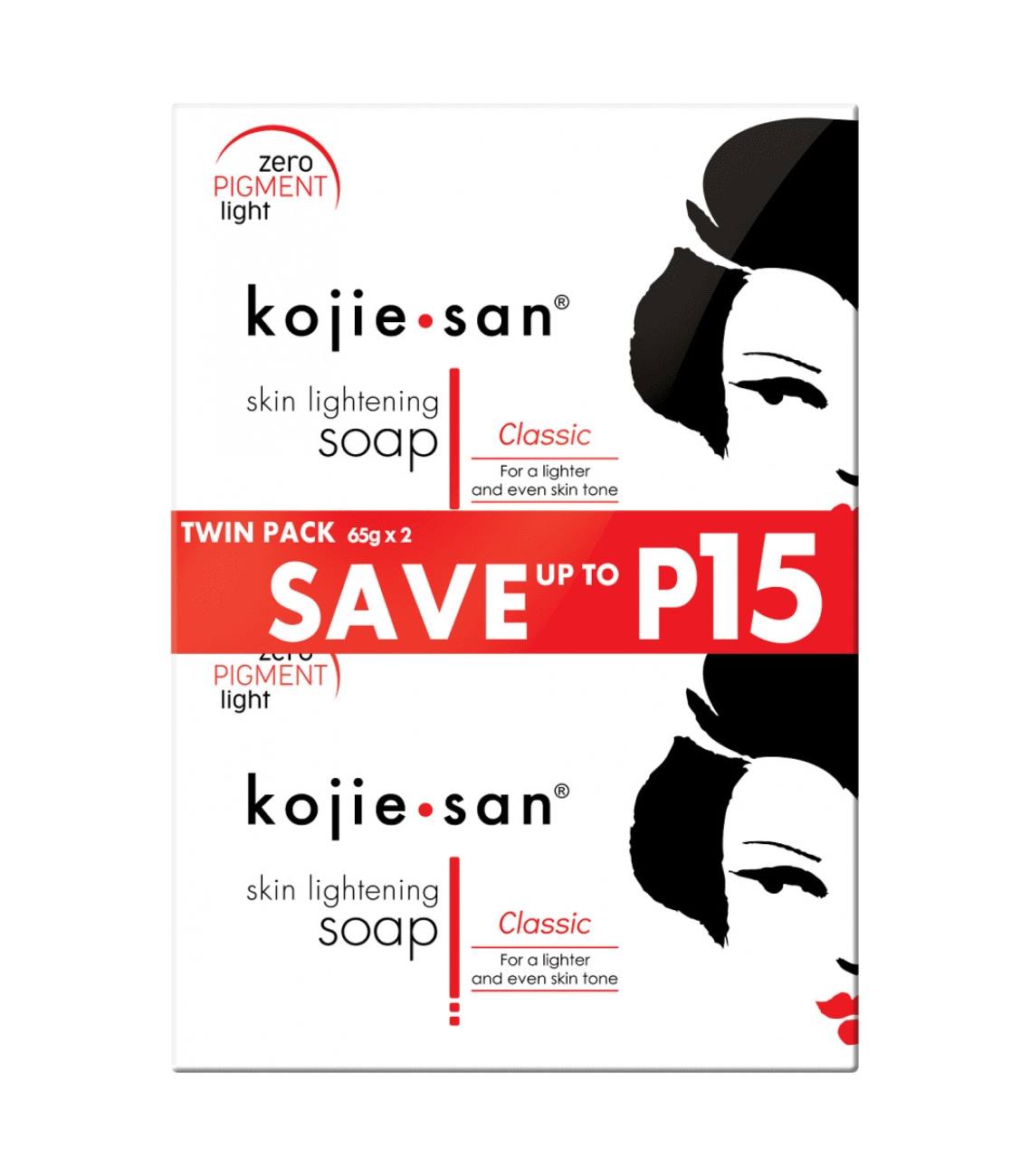 KOJIE SAN SKIN LIGHTENING SOAP 65g ( Pack Of 2 ) KOJIE SAN SKIN LIGHTENING SOAP 65g ( Pack Of 2 )