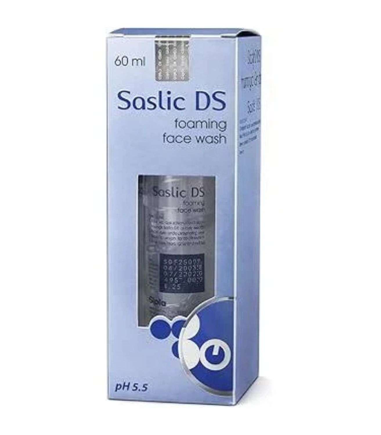 Saslic DS Foaming Face Wash 60ml Saslic DS Foaming Face Wash 60ml
