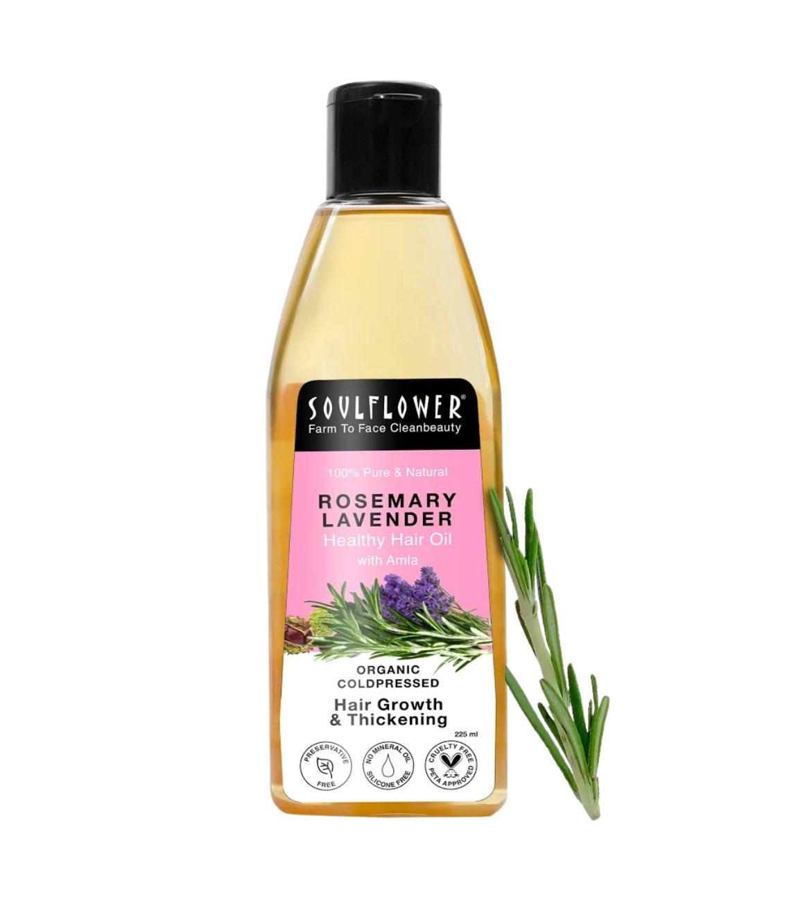Soulflower Rosemary Lavender Hair Growth Oil Soulflower Rosemary Lavender Hair Growth Oil